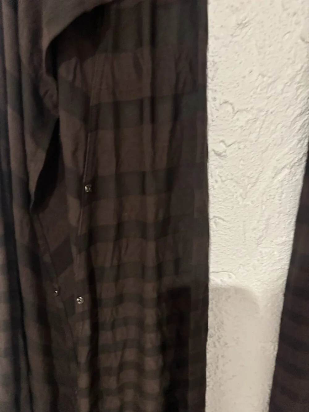 ICB Japan Brown Sheer Striped Convertible Shawl Wrap Cardigan One Size